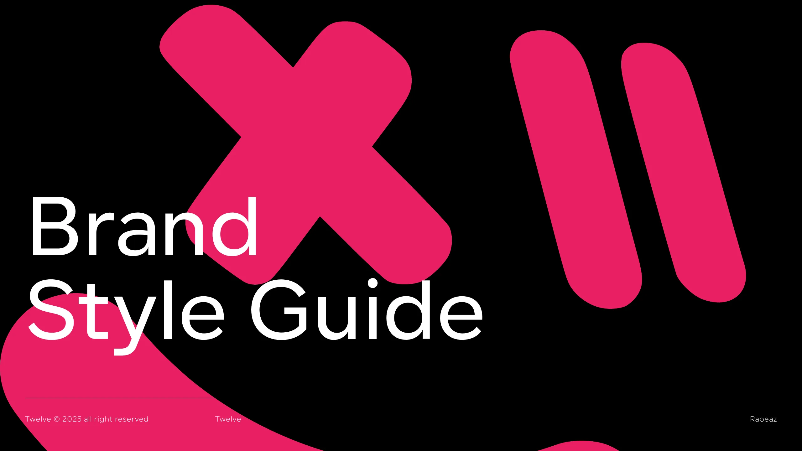 Twelve Brand Guidelines — slide 1