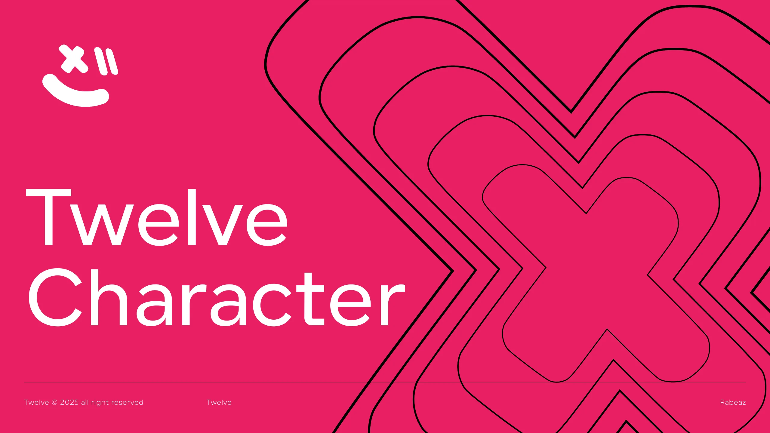 Twelve Character — slide 1