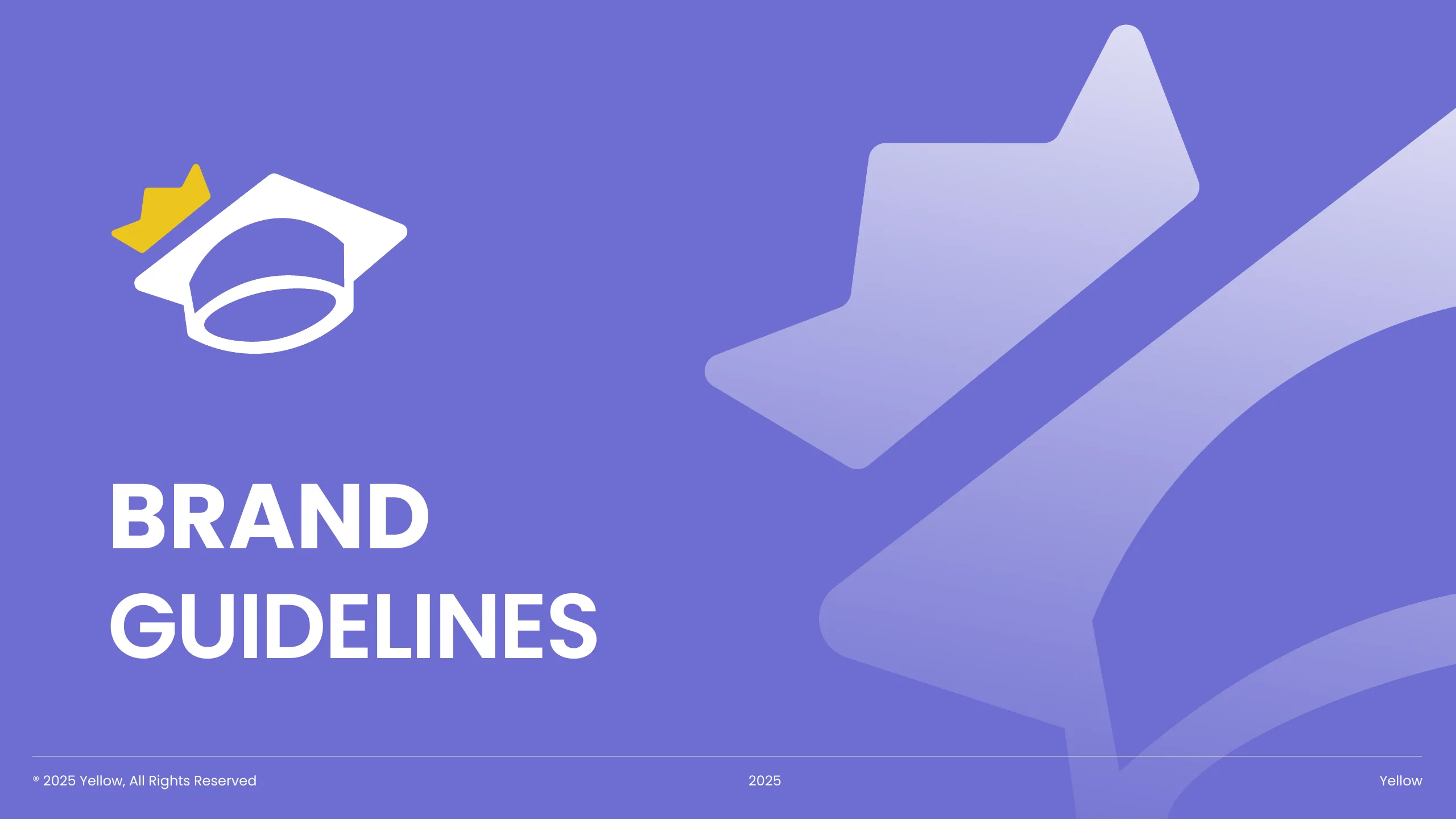 Yellow Brand Guideline 2025 — slide 1